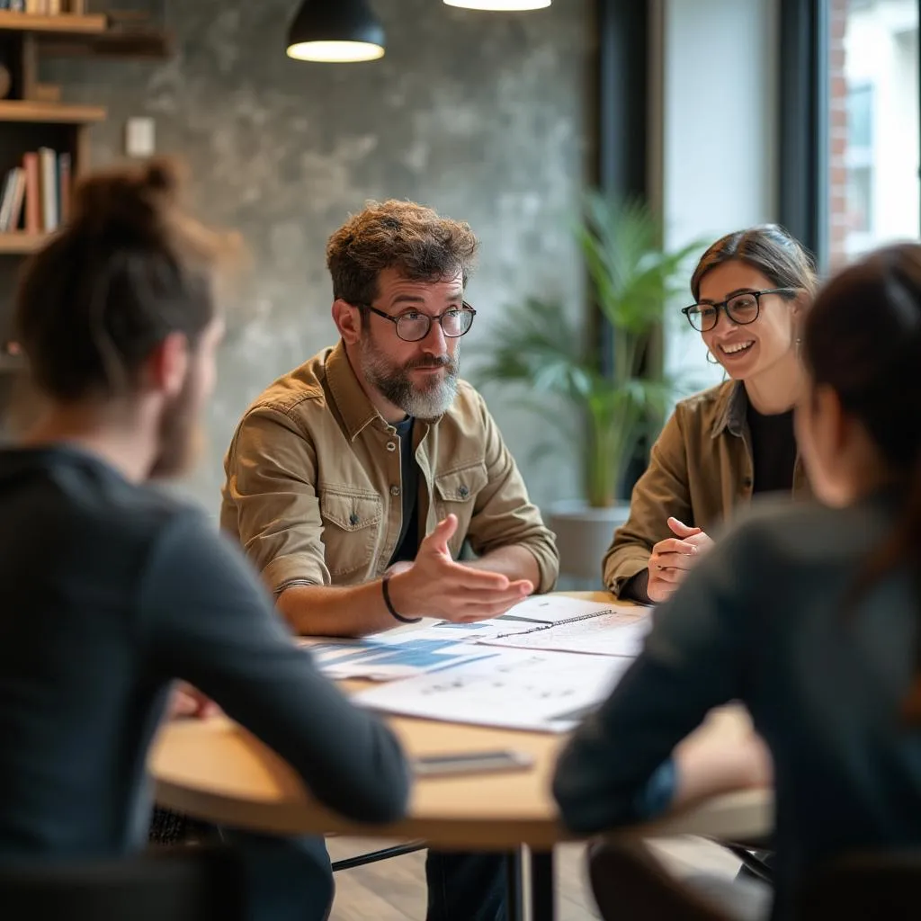Sesión de mentoría financiera